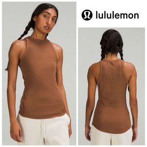 Lululemon Hold Tight Tank Top in Roasted Brown
